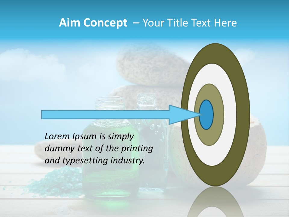 Minerals Summer Sun PowerPoint Template