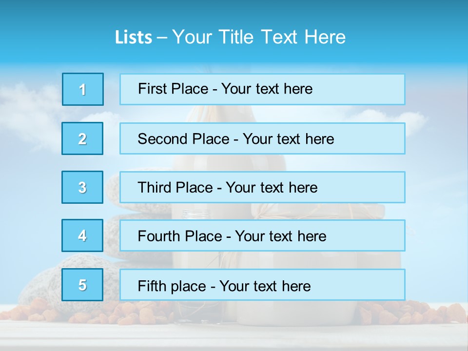 Medicine Beautiful Salt PowerPoint Template