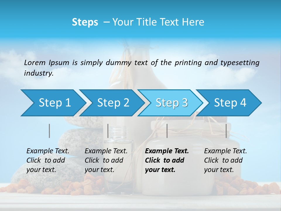 Medicine Beautiful Salt PowerPoint Template