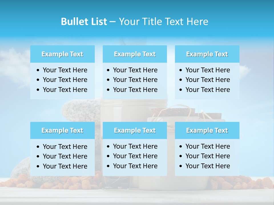 Medicine Beautiful Salt PowerPoint Template