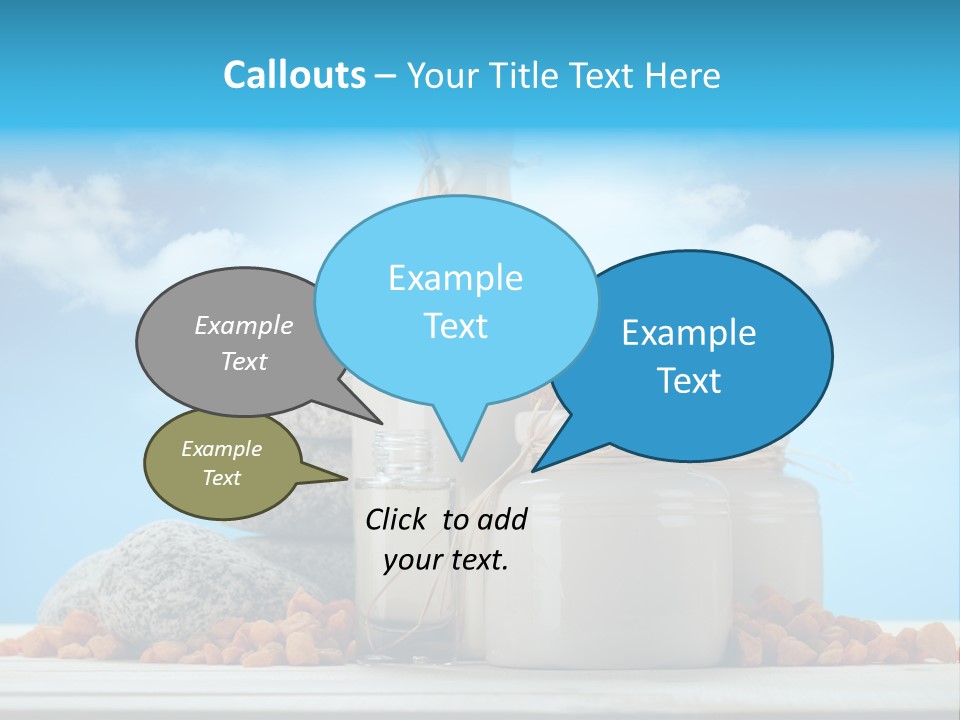 Medicine Beautiful Salt PowerPoint Template