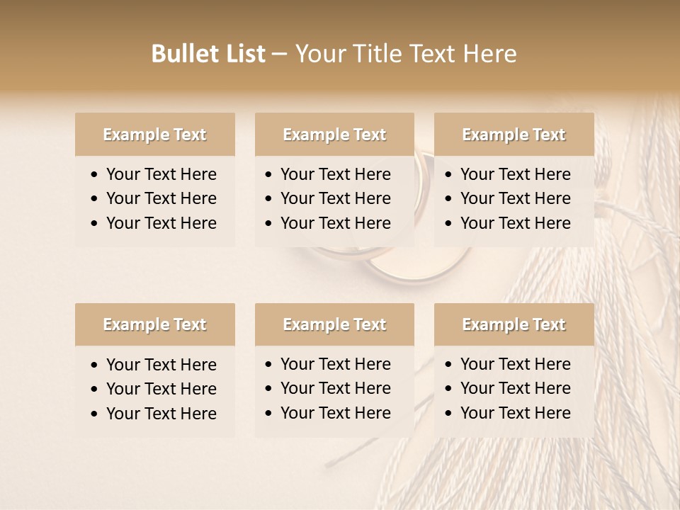 Elegant Celebrate Wedding Ring PowerPoint Template