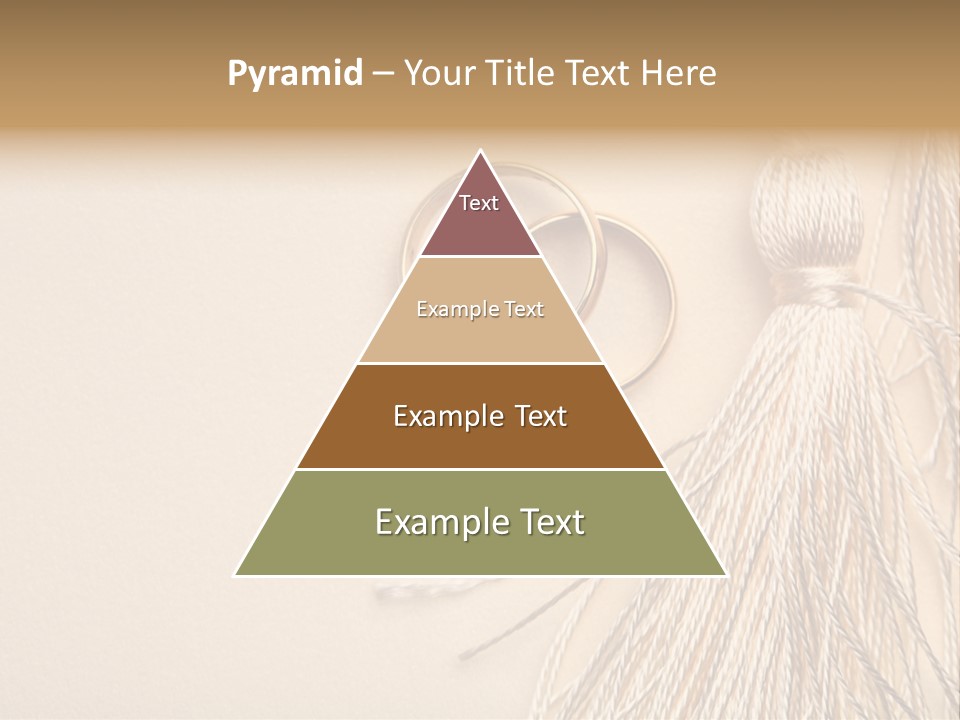 Elegant Celebrate Wedding Ring PowerPoint Template