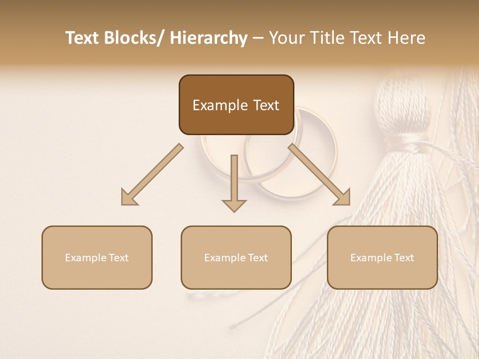 Elegant Celebrate Wedding Ring PowerPoint Template