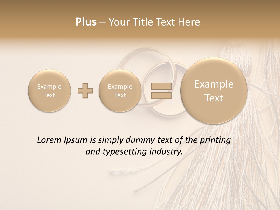 Elegant Celebrate Wedding Ring PowerPoint Template