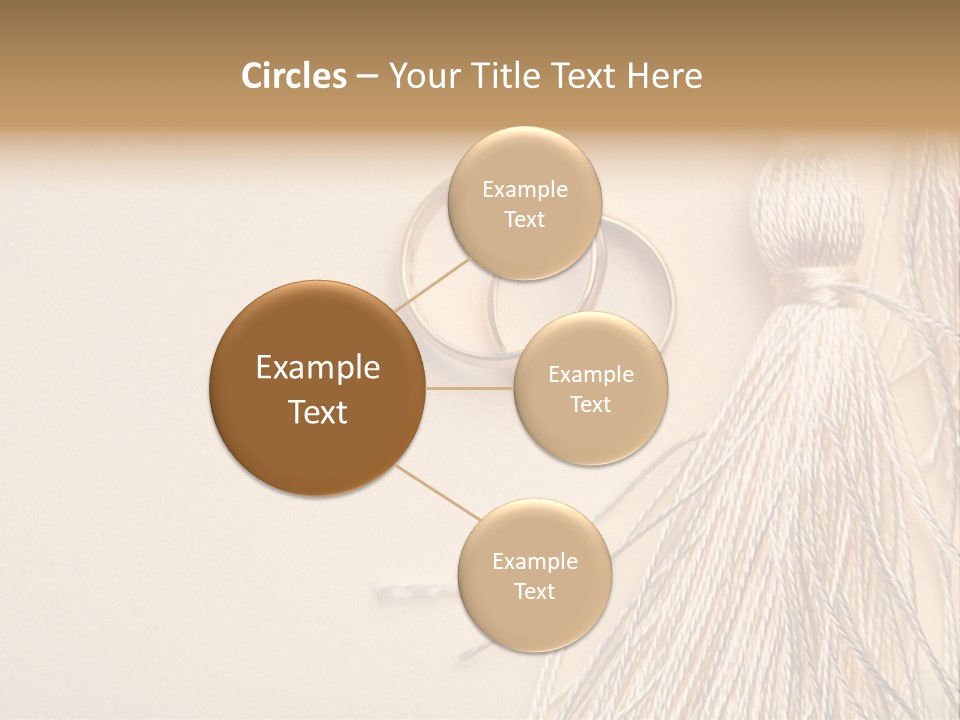 Elegant Celebrate Wedding Ring PowerPoint Template