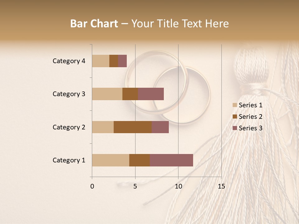 Elegant Celebrate Wedding Ring PowerPoint Template