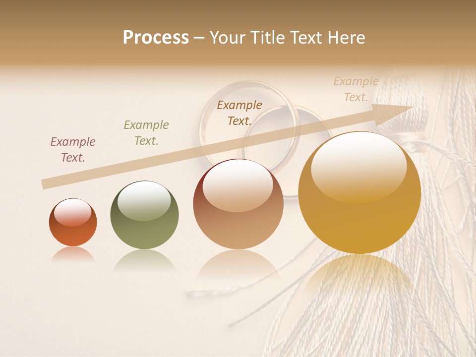 Elegant Celebrate Wedding Ring PowerPoint Template