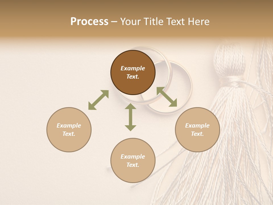 Elegant Celebrate Wedding Ring PowerPoint Template