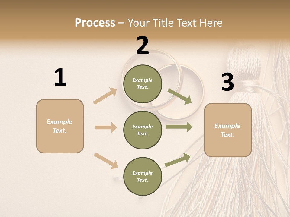 Elegant Celebrate Wedding Ring PowerPoint Template