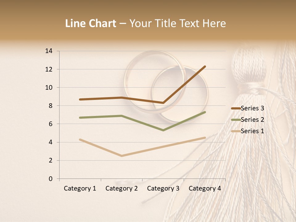 Elegant Celebrate Wedding Ring PowerPoint Template