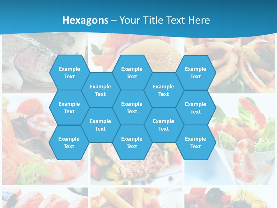 King Prawns Bagel Swordfish PowerPoint Template