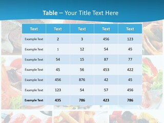 King Prawns Bagel Swordfish PowerPoint Template