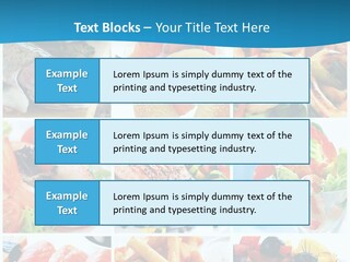 King Prawns Bagel Swordfish PowerPoint Template