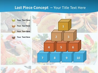 King Prawns Bagel Swordfish PowerPoint Template