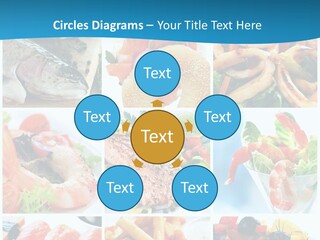 King Prawns Bagel Swordfish PowerPoint Template