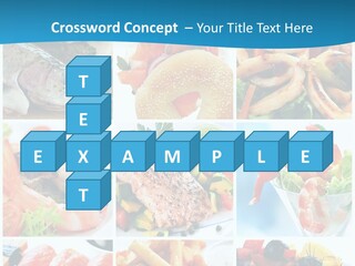 King Prawns Bagel Swordfish PowerPoint Template