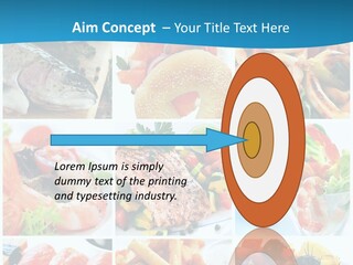 King Prawns Bagel Swordfish PowerPoint Template