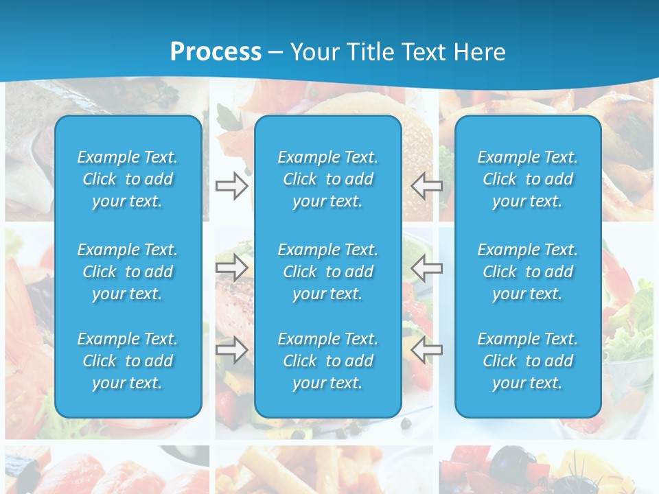 King Prawns Bagel Swordfish PowerPoint Template