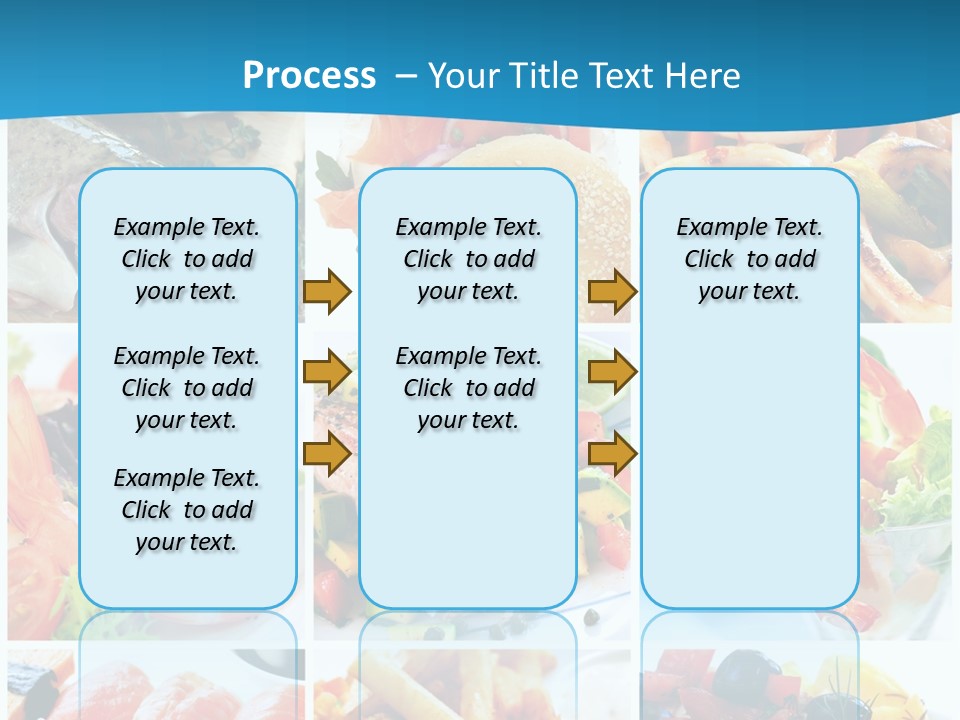 King Prawns Bagel Swordfish PowerPoint Template