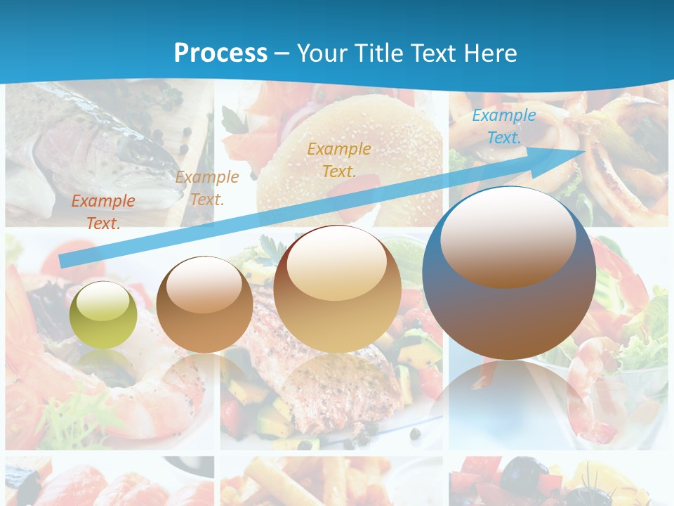 King Prawns Bagel Swordfish PowerPoint Template