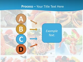 King Prawns Bagel Swordfish PowerPoint Template