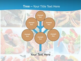 King Prawns Bagel Swordfish PowerPoint Template