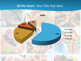 King Prawns Bagel Swordfish PowerPoint Template