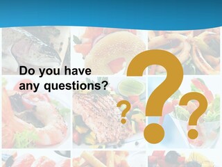 King Prawns Bagel Swordfish PowerPoint Template