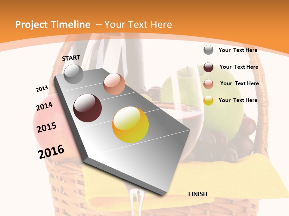 Wine Liquid Grapes PowerPoint Template