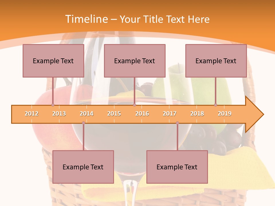 Wine Liquid Grapes PowerPoint Template