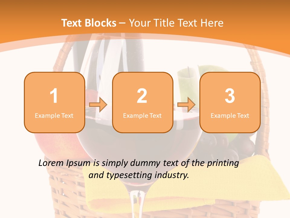 Wine Liquid Grapes PowerPoint Template