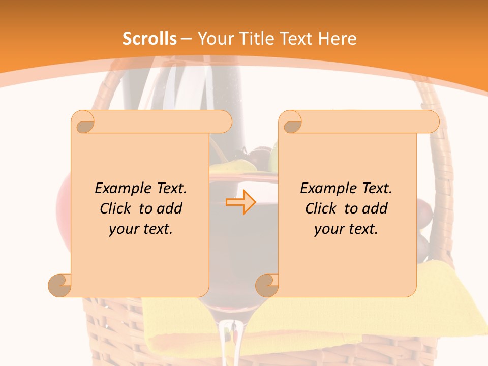 Wine Liquid Grapes PowerPoint Template