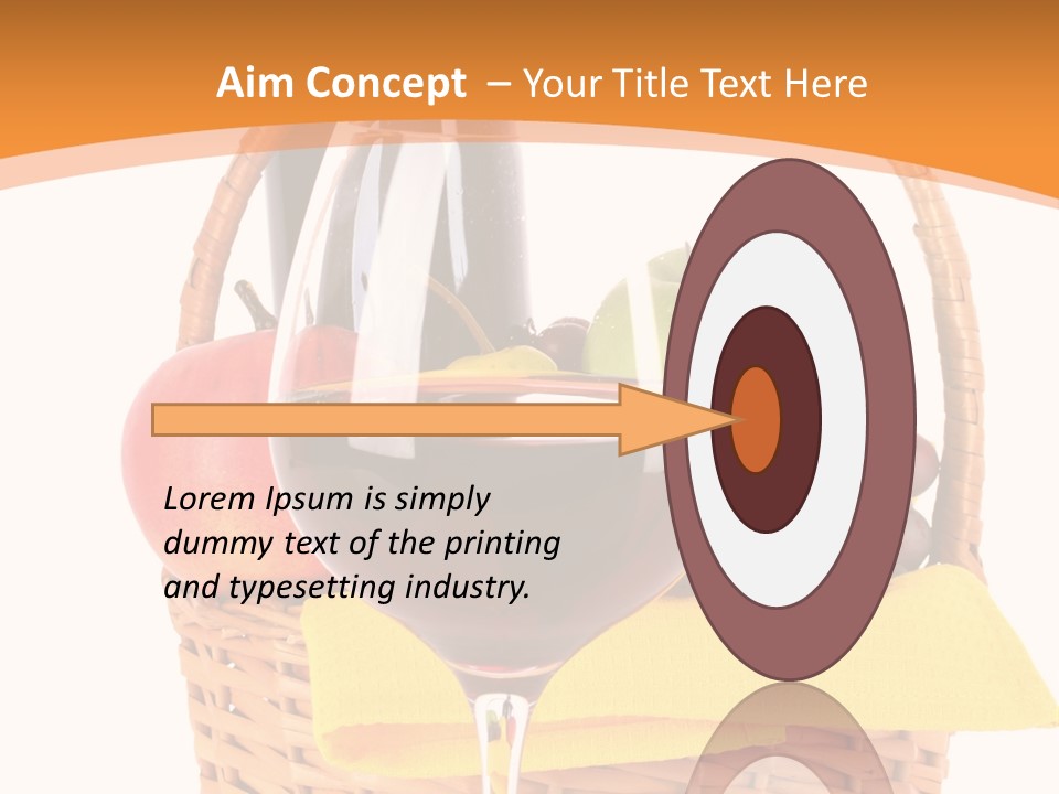 Wine Liquid Grapes PowerPoint Template