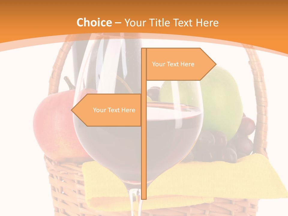 Wine Liquid Grapes PowerPoint Template