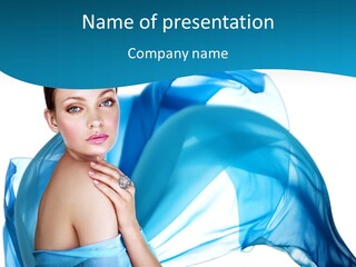 Gem Silver Cute PowerPoint Template