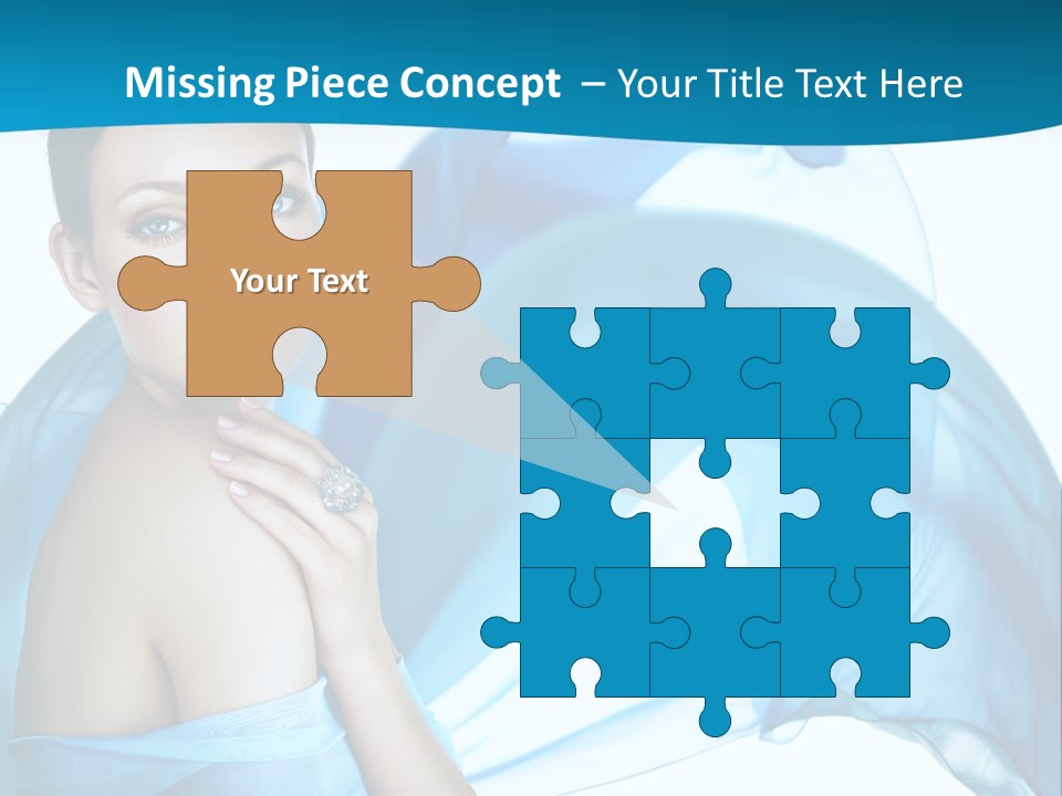 Gem Silver Cute PowerPoint Template