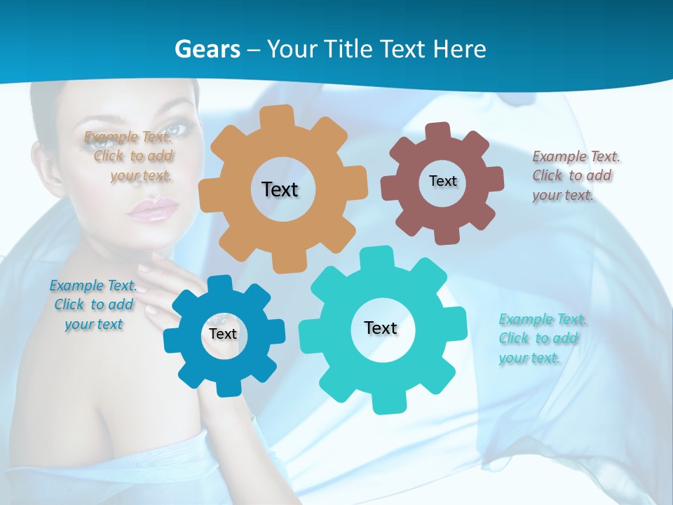 Gem Silver Cute PowerPoint Template