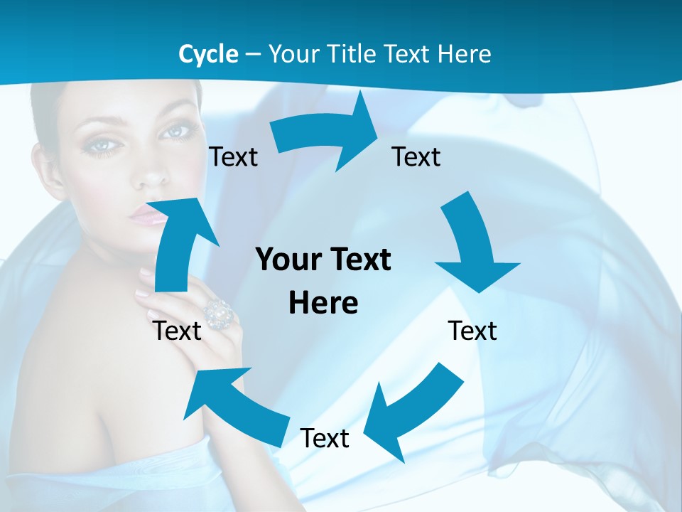 Gem Silver Cute PowerPoint Template