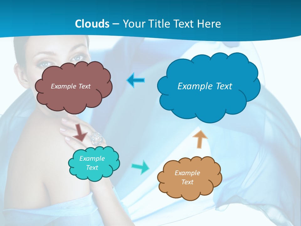 Gem Silver Cute PowerPoint Template