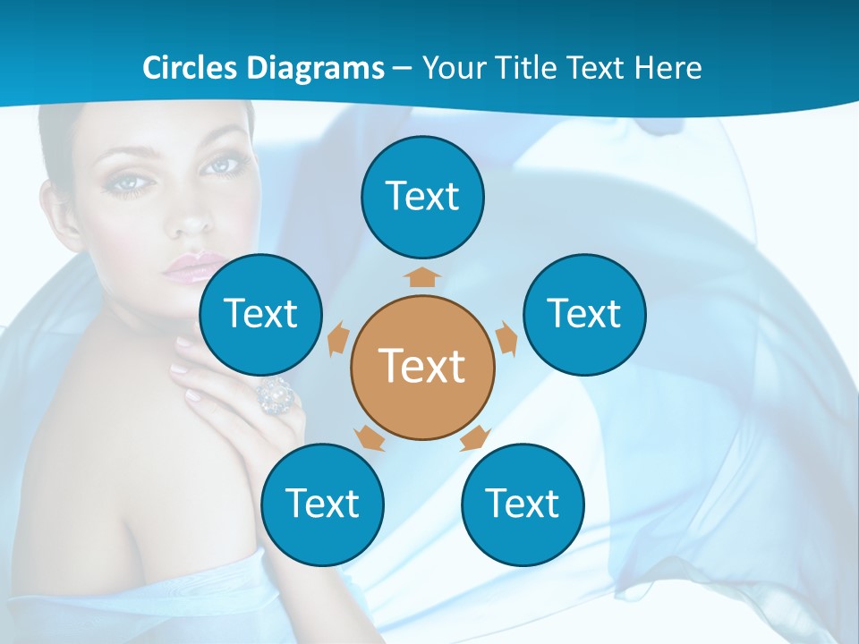 Gem Silver Cute PowerPoint Template