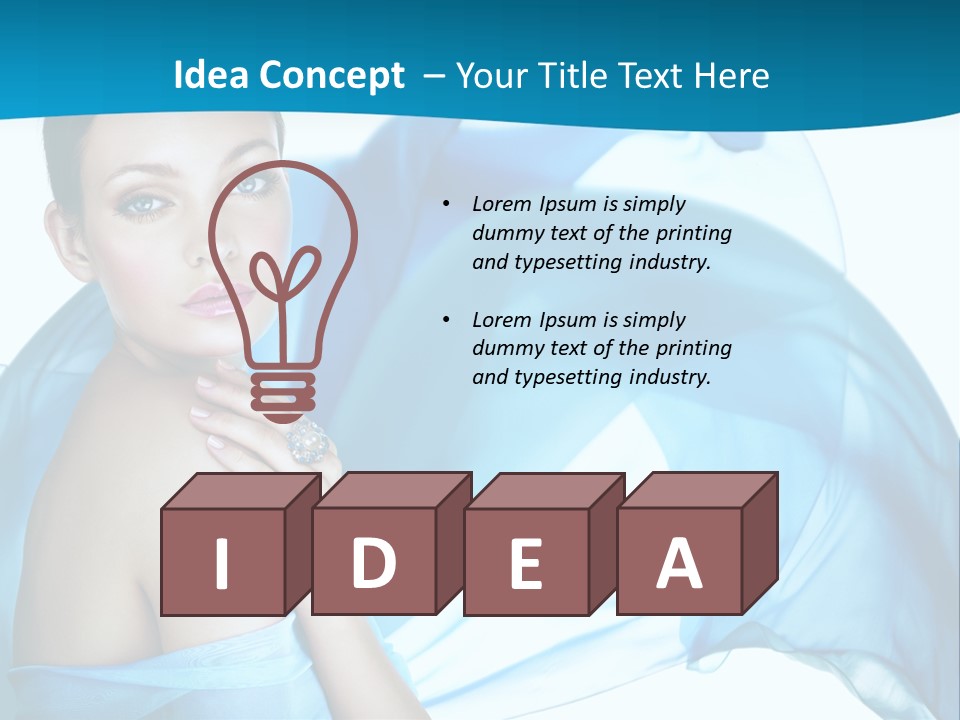 Gem Silver Cute PowerPoint Template