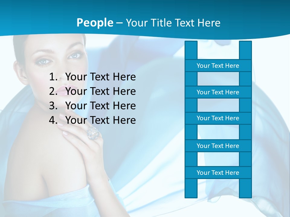 Gem Silver Cute PowerPoint Template