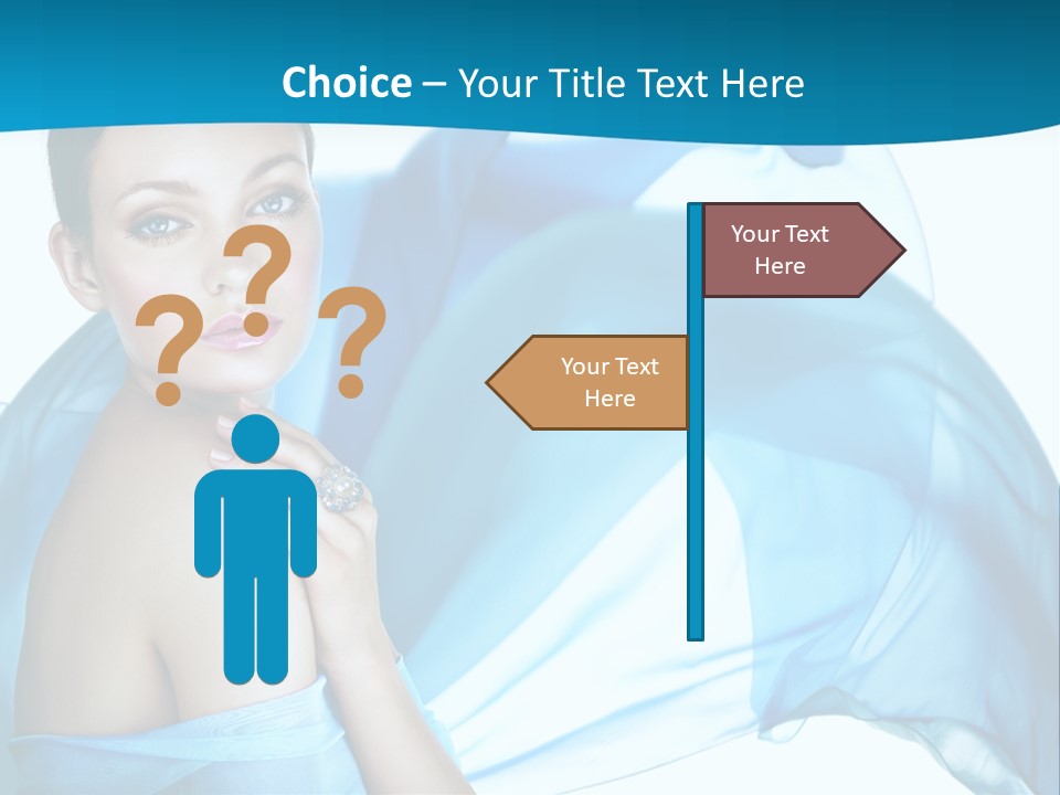 Gem Silver Cute PowerPoint Template