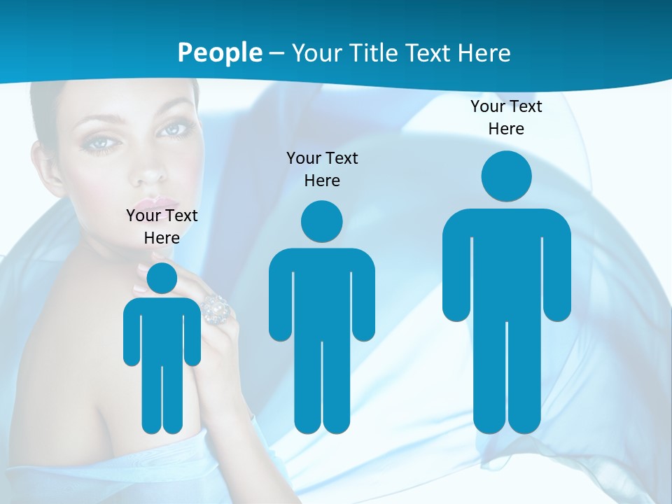 Gem Silver Cute PowerPoint Template