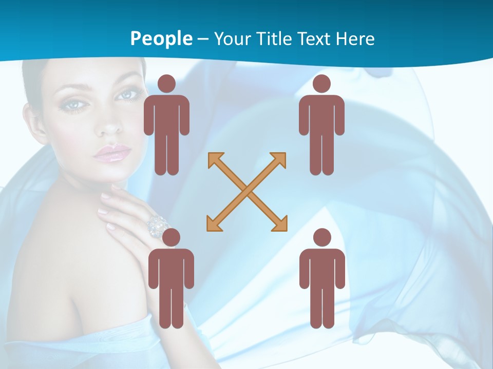 Gem Silver Cute PowerPoint Template