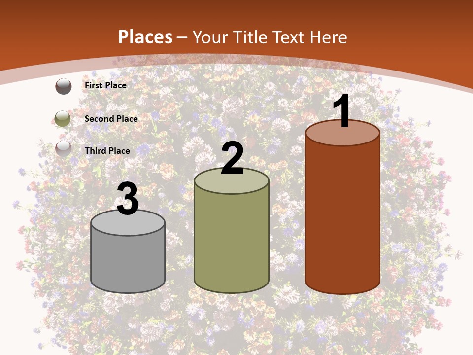 Bundle Blue Flower PowerPoint Template