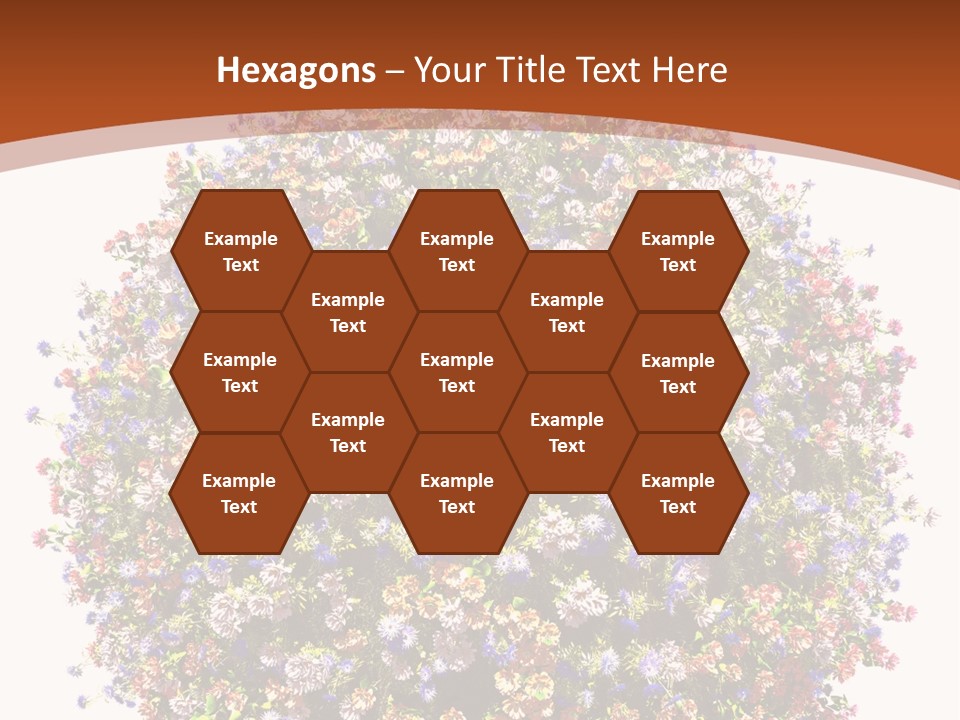 Bundle Blue Flower PowerPoint Template