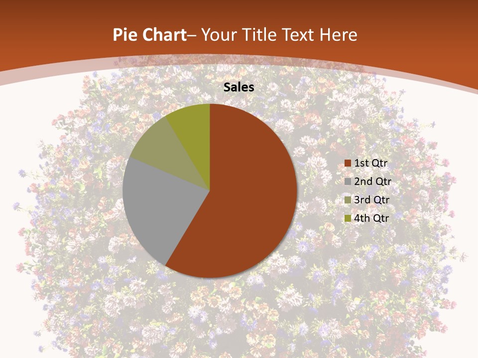 Bundle Blue Flower PowerPoint Template