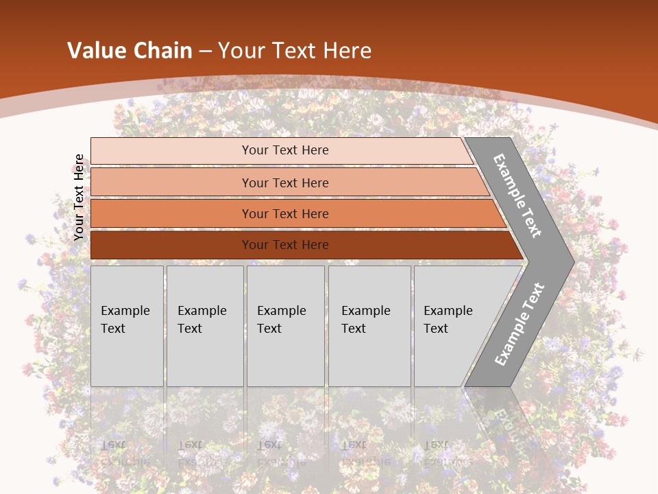 Bundle Blue Flower PowerPoint Template